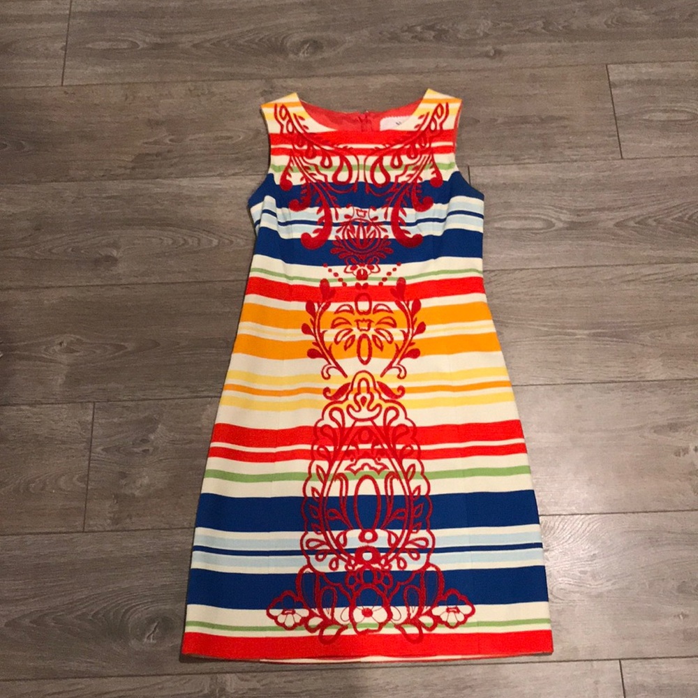 Anthropologie Stripped Sheath Dress